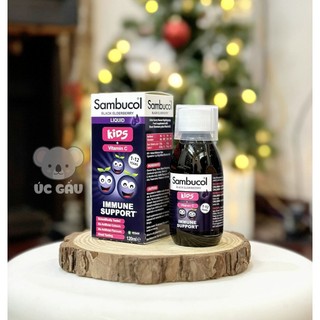[Date 2026] Siro Tăng Sức Đề Kháng Sambucol Liquid UK cho bé từ 1 - 12 Tuổi
