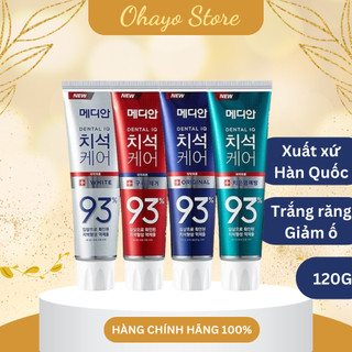 Kem đánh răng MEDIAN 93% Hàn Quốc 120G; Kem đánh răng cho răng nhạy cảm; Kem đánh răng ngừa sâu răng
