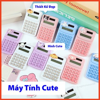 Máy tính cầm tay bỏ túi họa tiết hoạt hình đáng yêu  nhiều hình dễ thương xinh xắn  màn hình 8 số cho học sinh