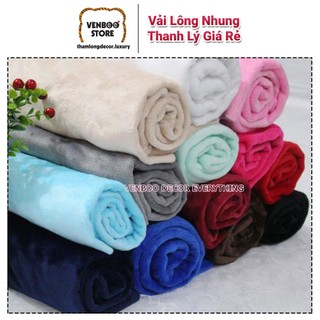 [Sale] Vải may Doll | Vải Lông Nhung may móc khóa Capybara gấu bông Koromi scrunchies băng đô vỏ gối outfit Labubu doll