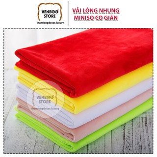 Vải Lông Nhung Lạnh Co Giãn  may móc khóa Capybara gấu bông Koromi Labubu scrunchies băng đô đệm ngồi nệm cho chó ổ mèo