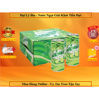  Lốc 6 Lon Nước Ngọt Có Ga Mirinda Soda Kem - Thể Tích 330ML Chính Hãng 