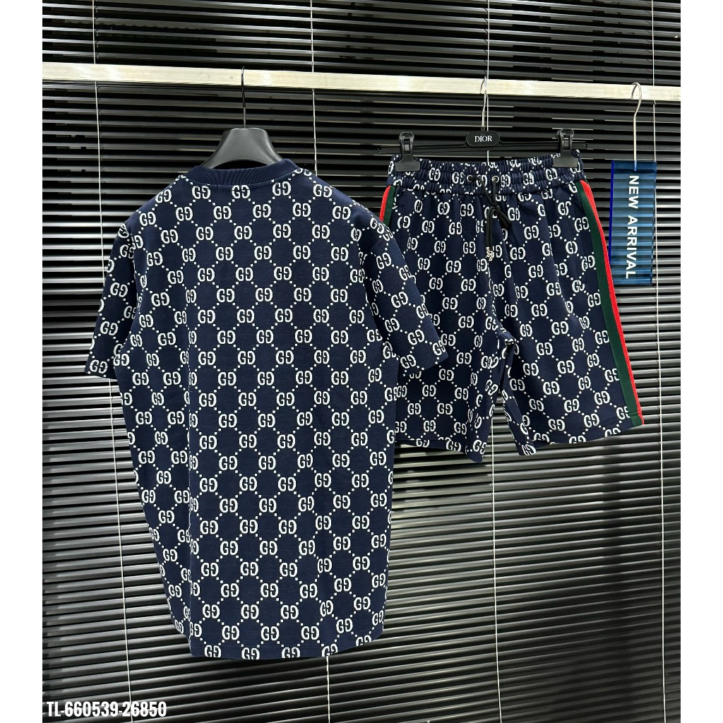 🔥Hot🔥Bộ Gucci họa tiết monogram thiết kế hot trend Nam Nữ Thu Đông 2024