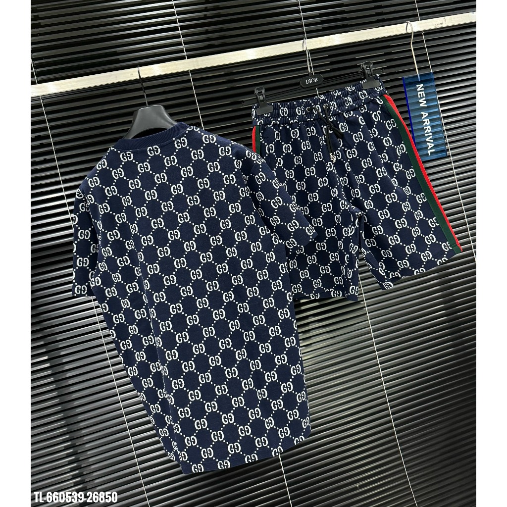🔥Hot🔥Bộ Gucci họa tiết monogram thiết kế hot trend Nam Nữ Thu Đông 2024
