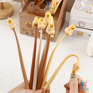 Bút gel dẻo giáng sinh, kuromi, gấu trúc, phi hành gia, trái cây mực xanh 0.5mm làm quà tặng học sinh