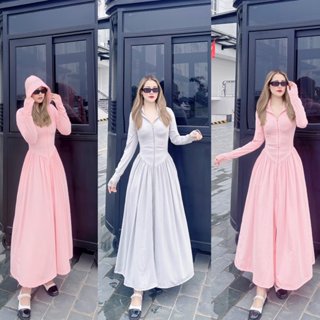(Deal Chào Hè) Áo váy chống nắng dáng xoè chất thun lạnh dáng ôm mát GU Clothes