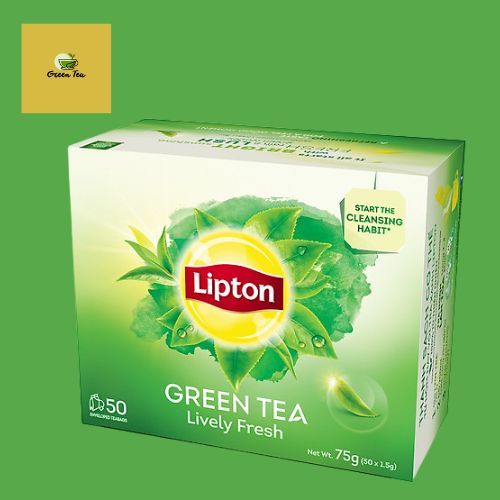 Trà Xanh Lipton Hương Chanh Tươi Mát 1.5g x 25 túi