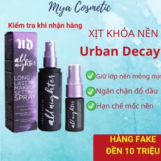 Xịt Cố Định Lớp Trang Điểm Long Lasting Makeup Setting Spray, xịt khóa nền Urban Dekay