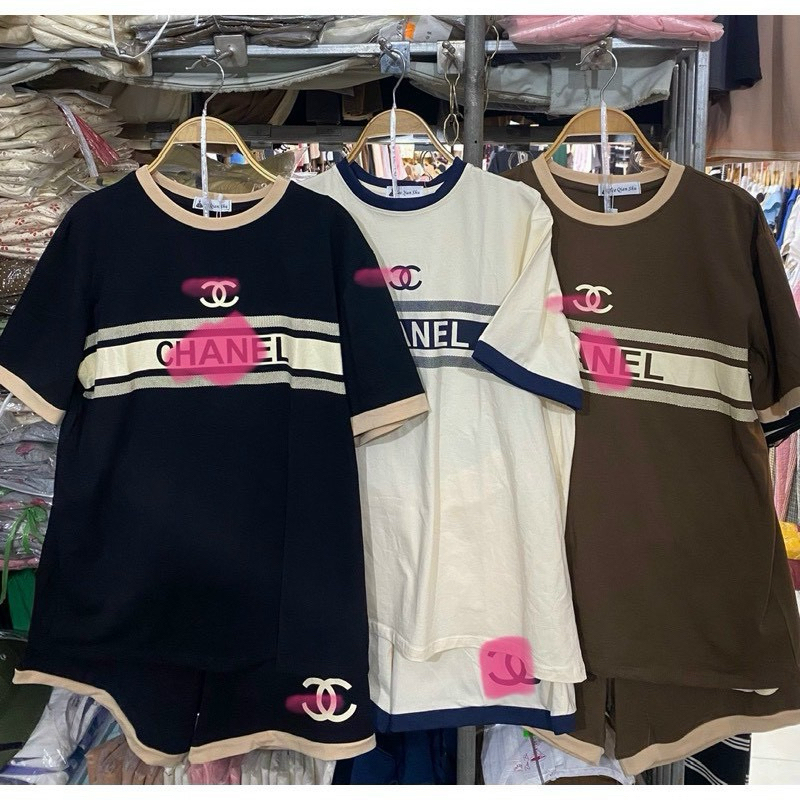 Bộ bầu cottong quần sooc