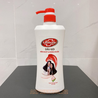 Dầu gội Lifebuoy Tóc Mềm Mượt Kháng Khuẩn chai 640g ( Mầu Đỏ )
