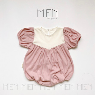 (R32) Bodysuit phối trơn ngực MIEN cho bé gái