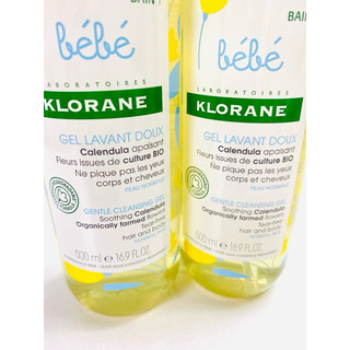 Sữa tắm gội Klorane Bebe Pháp cho bé