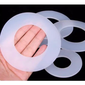 Gioăng silicon, gioăng tròn cao su chịu nhiệt độ cao, gioăng mặt bích, vòng đệm silicon DÀY 5MM