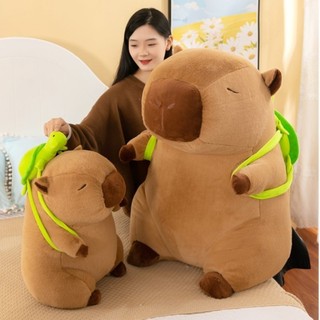 GẤU BÔNG CAPYBARA 50CM CHUỘT LANG NƯỚC BALO RÙA KÉO MŨI