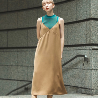 Váy đầm maxi 2 dây suông chữ A lụa nhân tạo - BST Xuân hè - UNl thời trang Nhật Bản sành điệu