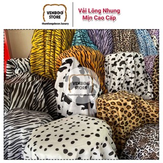 [1m x 1m5] Vải Lông Nhung may đồ cosplay gấu bông Capybara ga giường vỏ gối sofa nệm thú ghế lười ghế bệt nệm chó ổ mèo