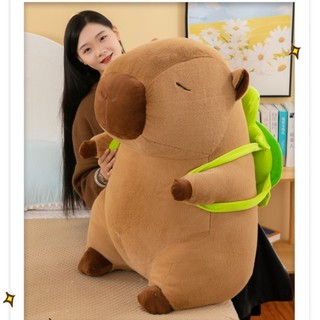 GẤU BÔNG CAPYBARA 50CM CHUỘT LANG NƯỚC BALO RÙA KÉO MŨI