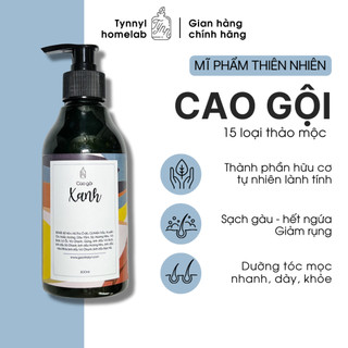 Dầu gội thảo mộc, Cao Gội Xanh Tynnyl Thảo Mộc Tinh Dầu Dưỡng Giảm Rụng Tóc 300ml
