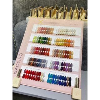 Set sơn gel 100 chai 15ml Xiaoying, sơn siêu bóng mượt - kèm bảng màu mẫu ( tặng basetop )