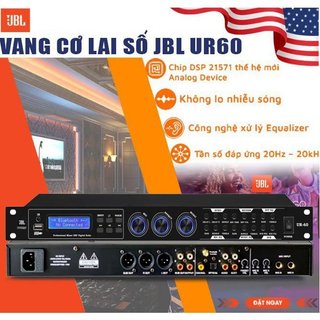 Vang cơ lai số jbl ur60 năm 2024 bản mới 100% có echo reveb , 48 bit dsp có bluetooth, cổng quang usb aux chống hú đỉnh