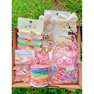 Set quà tặng sinh nhật phụ kiện tóc cho bé giá rẻ, set kẹp tóc tặng ngày thiếu nhi, tặng quà valentine The Little Girl