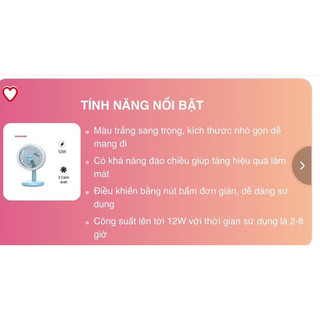 QUẠT SẠC MINI SUNHOUSE SHD7114