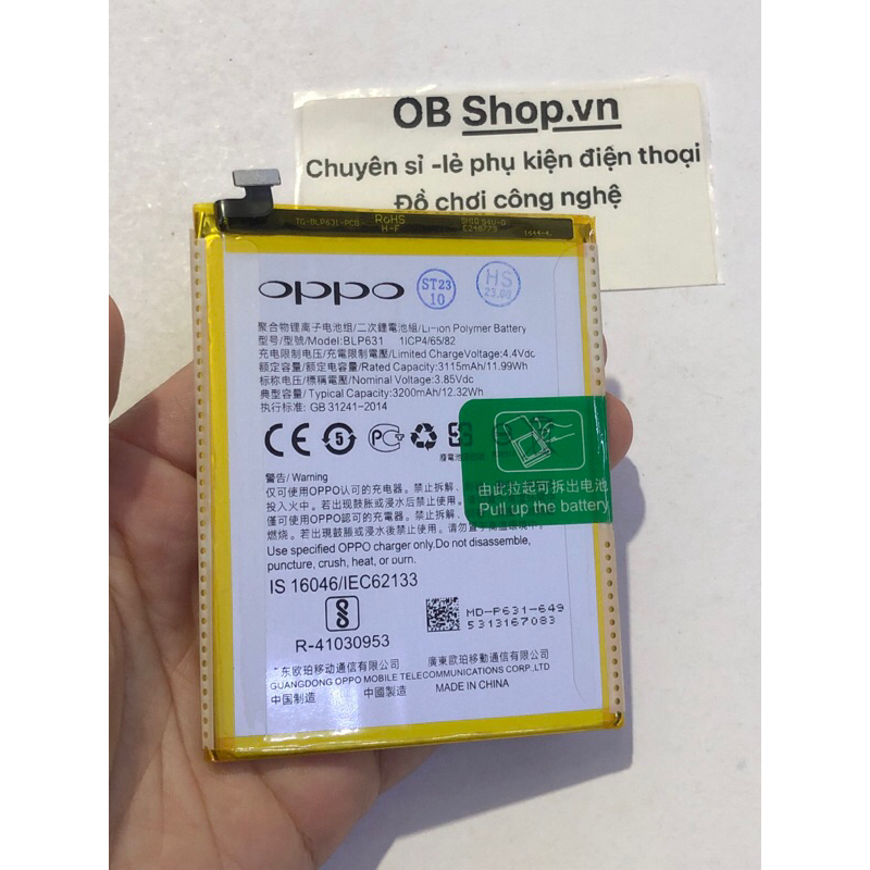 Pin [BLP631] Oppo F3 /F5