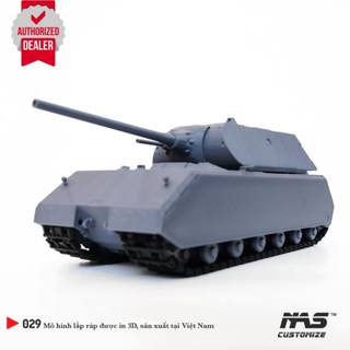 [NAS] Mô hình xe tăng Đức Maus 1/48, xe tăng lắp ráp MAUS , Mô hình quân sự xe tăng Maus