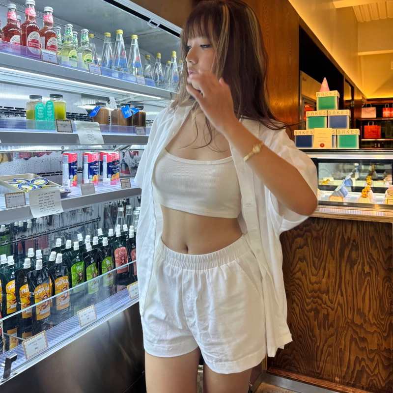 IWEAR • BASIC SET - Set áo sơmi quần shorts