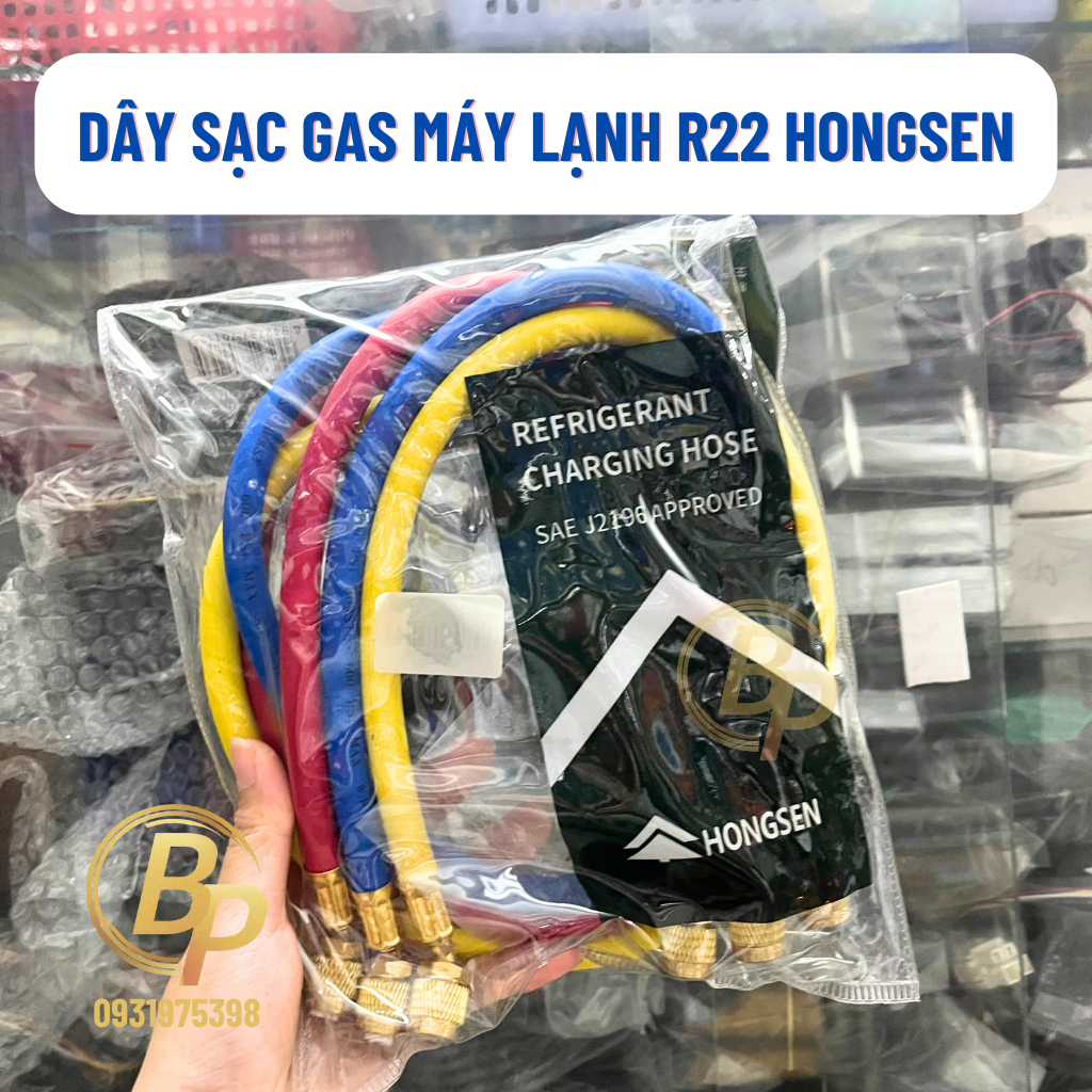 DÂY SẠC NẠP MÁY LẠNH R22 - DÂY SẠC GAS MÁY LẠNH R22 Hongsen