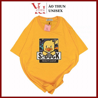 Áo Thun PHÔNG UNISEX in VỊT DUCK CUTE DỄ THƯƠNG DONALD - Hình chụp thật (Đủ size M-L-XL-XXL BIGSIZE)