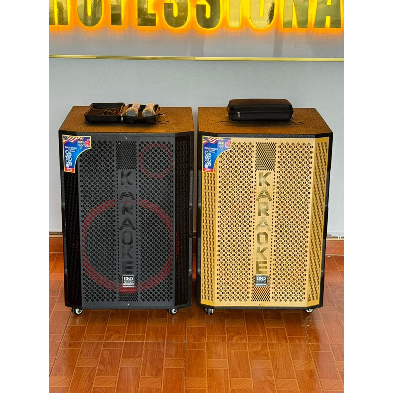 Loa Kéo Di Dộng Karaoke Bluetooth DND N56 PRO . Loa Kéo Bass 50 ( 5 Tấc ) Ba Đường Tiếng Công Suất L