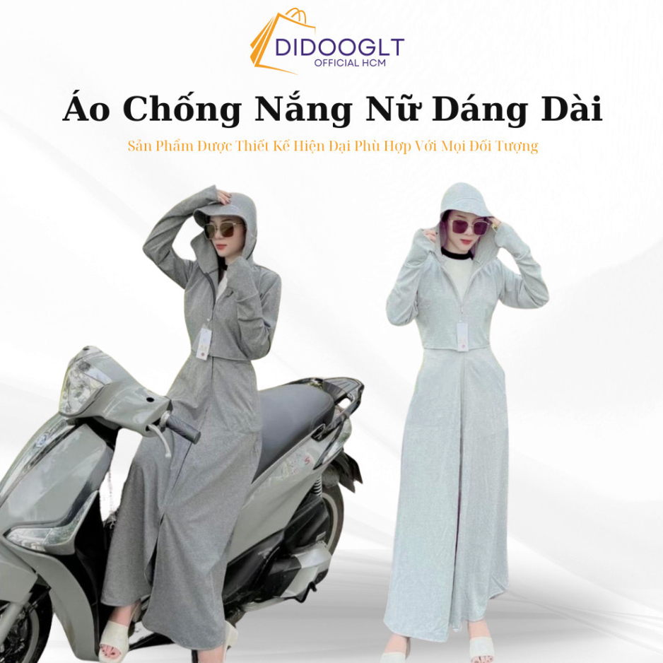 Áo choàng chống nắng croptop toàn thân nữ, Áo chống nắng chống tia uv chất liệu dày dặn thóang mát ( Hot Trend ) | BigBuy360 - bigbuy360.vn