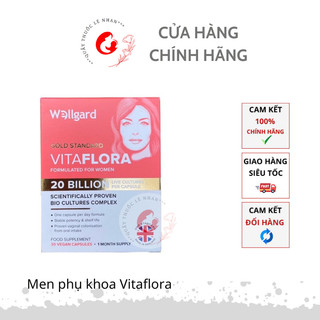 Men vi sinh phụ khoa vitaflora 20 tỷ lợi khuẩn cho phụ nữ