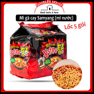Mì Cay Samyang Hàn Quốc Mì Khô & Nước Các Vị Gói 145g - Samyang Spicy Noodles