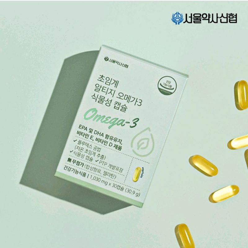 Viên uống Omega 3 rau củ rTG Seoul pharmacist credit unionG