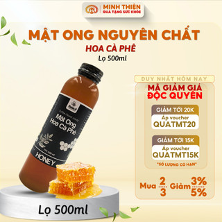 Mật ong nguyên chất phương di - mật ong hoa cà phê 500ml chai pet