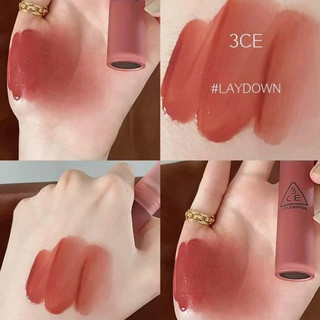 Son 3ce blur water tint laydown - màu hồng đào nude pha hồng nâu