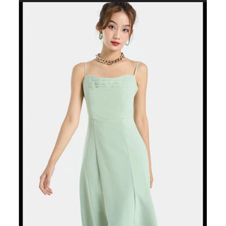 Đầm Rechic xanh mint sz S, new 99%