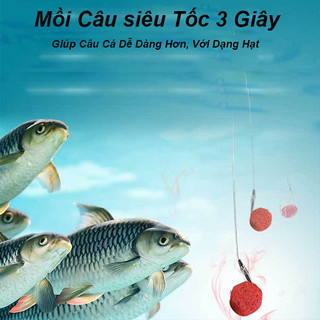 ( Combo 3 lọ ) Mồi Hạt Câu Cá, Mồi Câu Trắm Chép Rô Phi... Siêu Nhạy Câu Tốc Độ MC-18