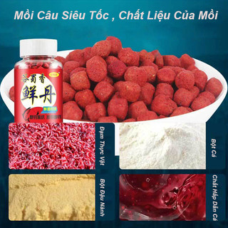 ( Combo 3 lọ ) Mồi Hạt Câu Cá, Mồi Câu Trắm Chép Rô Phi... Siêu Nhạy Câu Tốc Độ MC-18