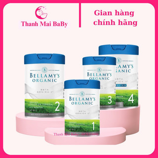 Sữa bellamy's organic a2 800g đủ số 1,2,3 date mới nhất