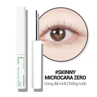 (Màu ĐEN) CHUỐT MI/ Mascaraa Innisfree skinnu Microcara zero