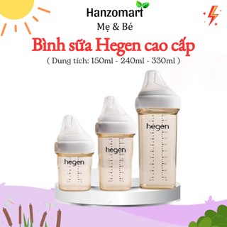 Bình sữa hegen cao cấp 150ml/240ml/330ml cho bé