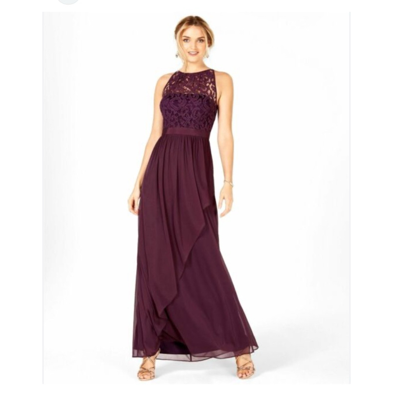 Đầm Tiệc Phối Ren sz M, new 95%