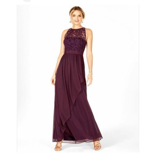 Đầm Tiệc Phối Ren sz M, new 95%