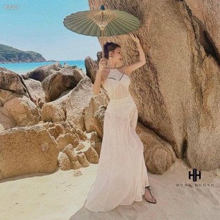 SET BIKINI PHỐI ĐẦM MAXI CỔ YẾM (KÈM VIDEO HÌNH THẬT)