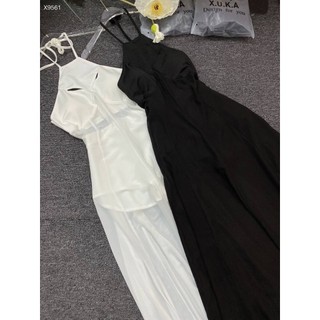 SET BIKINI PHỐI ĐẦM MAXI CỔ YẾM (KÈM VIDEO HÌNH THẬT)