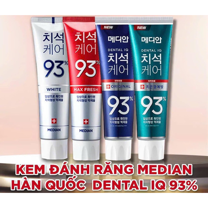 Kem Đánh Răng MEDIAN Dental IQ 93%