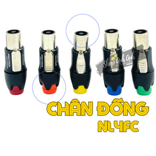 Đầu cắm loa Speakon chân đồng hàng loại 1 đầu tiếp xúc có bọc hợp kim nhôm giá 01 cái